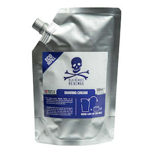 Shaving Creams: BlueBeards Revenge Shaving Cream Refill Pouch 500ml (at least 3 refills of the 150ml Alu tins)