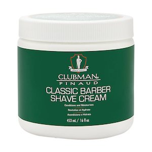 Shave Gels Brushless Creams: Clubman Pinaud Shaving Cream Barber sized 450ml