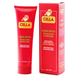 Shave Gels Brushless Creams: Cella Shaving Cream 150ml Tube