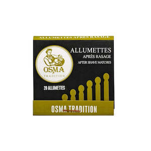 Post Shave: Osma Styptic Matches (one pack of 20x matches)