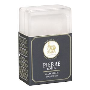 Post Shave: Osma Alum Block 100gr in PVC Box (Premium Quality)