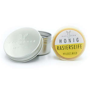Haslinger Honey Shaving Soap 60g (Tin bowl)