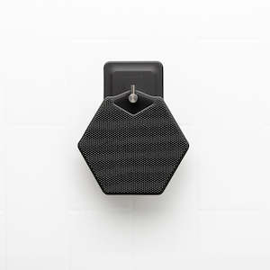 Body Care: Tooletries - Body Scrubber & Hook (charcoal)