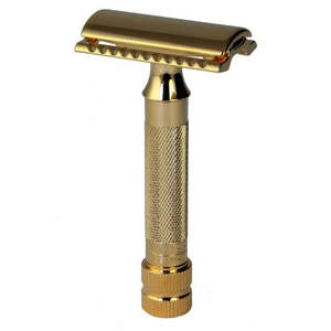 Merkur 34C Heavy Duty Safety Razor (Gold Plated)