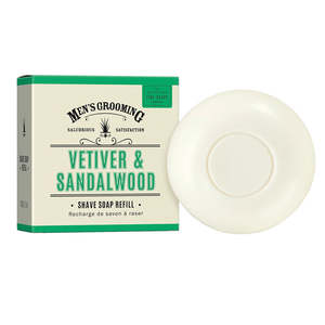 Scottish Fine Soaps (Vetiver & Sandalwood) - Shave Soap Refill 100g