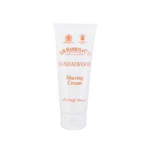 Shaving: D R Harris Sandalwood Shaving Cream 75ml