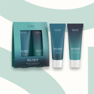 Scottish Fine Soaps Travel Essentials (Sea Kelp) Body Wash & Body Cream 75ml