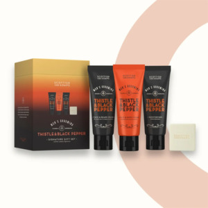 Scottish Fine Soaps (Thistle & Black Pepper) - Signature Gift Set