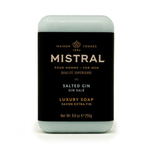 Face Body: Mistral Salted Gin Men's Luxury Soap 250g