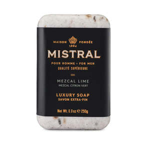 Body Care: Mistral Mezcal Lime Men's Luxury Soap 250g