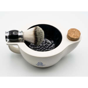 Mugs Bowls Storage Container: Pereira Shavery Ceramic Shaving Scuttle Bowl (keeps lather warm)