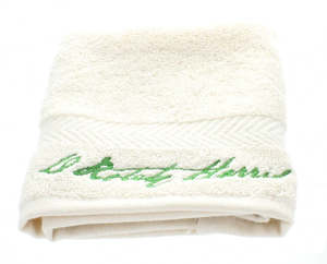 Shaving Towels: D R Harris Organic Unbleached Natural Face Cloth