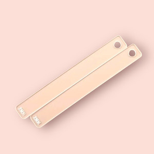 2pcs Acrylic Polymer Clay Depth Guide Set – 2mm Thickness Finesse Mediums