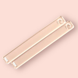 2pcs Acrylic Polymer Clay Depth Guide Set – 5mm Thickness Finesse Mediums