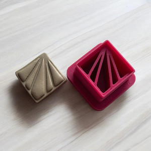 Products: Art Deco Square 1 Clay Cutter Finesse Mediums