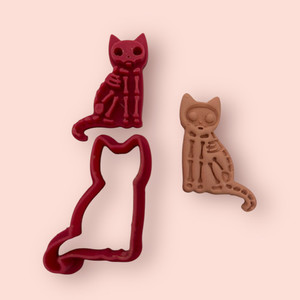 Products: Cat Skeleton Clay Cutter Finesse Mediums