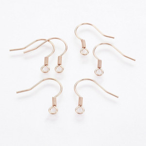 Products: French Earring Hooks – Rose Gold (20 Pairs) Finesse Mediums