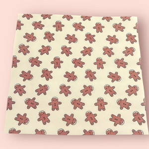 Products: Water Soluble Clay Transfer - Gingerbread Cookies- White Background Finesse Mediums