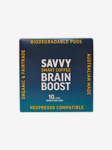 SAVVY SMART COFFEE Brain Boost Double Shot Pods