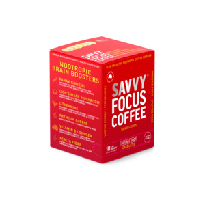 Beverages: SAVVY FOCUS NOOTROPIC COFFEE PODS