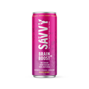 Beverages: SAVVY BRAIN BOOST MIXED BERRY