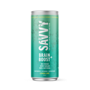 Beverages: SAVVY BRAIN BOOST LEMON LIME