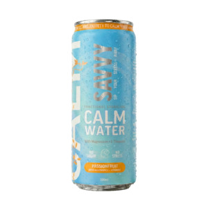 Beverages: SAVVY CALM SPARKLING PASSIONFRUIT