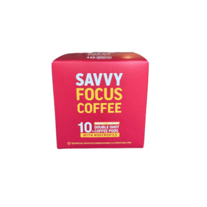 SAVVY SMART COFFEE Brain Boost Double Shot Pods