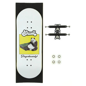 Complete Set: Skull Obese Panda Pro Complete Wooden Fingerboard