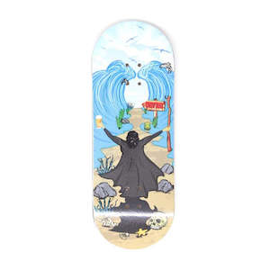 Skull Drunk Moses Wooden Fingerboard Graphic Deck