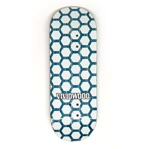 Vividwood Professional Decks: VividWood Honeycomb Sizzle Fingerboard Deck