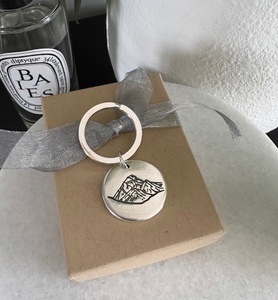 Products: Little Works of Art Oval Key Ring - Key Rings - Fingerprints