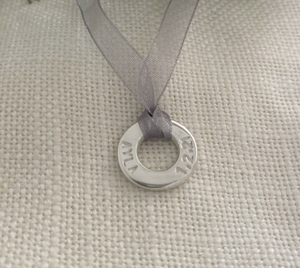 Products: Heart Centre Name Disc - Discs Only - Fingerprints