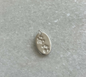 Products: Pet Paw Prints Teardrop Pendant - Pendants - Fingerprints