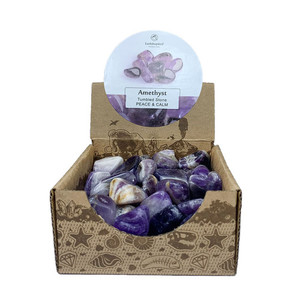Products: Earth Inspired Amethyst Tumbled Stone Inspire Te Anau
