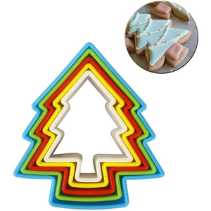 Products: Avanti Christmas Tree Cookie Cutter - Set 5 Inspire Te Anau