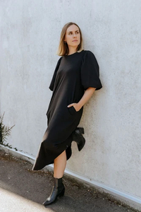 Products: Homelee Ivy Dress Black Inspire Te Anau