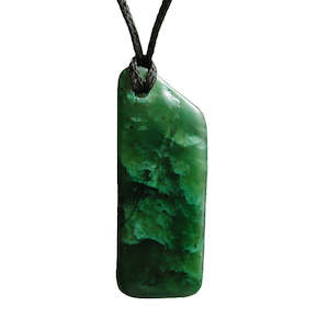 Jade Organic Shape Corded Necklace