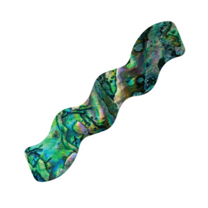 Paua Squiggle Hair Barrette