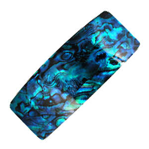 Hair Accessories: Paua Large Rectangle Hair Clip Barrette