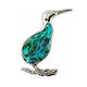 Paua Curious Kiwi Brooch