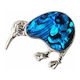 Paua Classic Kiwi Brooch