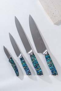 Giftware: Paua Handle Damascus Premium Knives