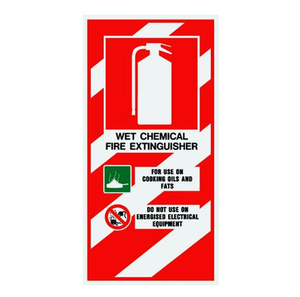 Wet Chemical Fire Extinguisher Blazon