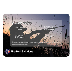 Course Cards ID Cards: Replacement Hunter Safety Card