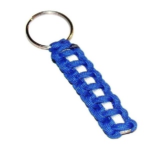 EMS Paracord Keychain “Thin White Line”
