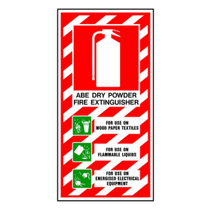 ABE Dry Powder Fire Extinguisher Blazon