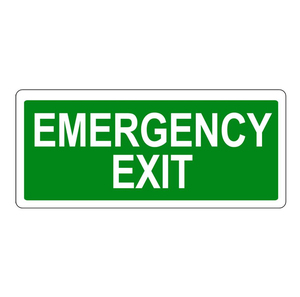 Safety Signs: Emergency Exit