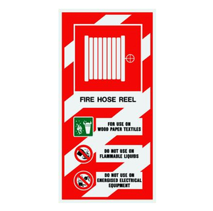 Safety Signs: Fire Hose Reel Blazon