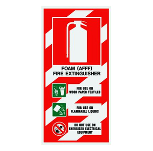 Foam Fire Extinguisher Blazon